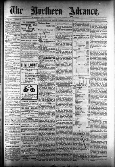 Northern Advance, 11 May 1899