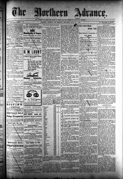 Northern Advance, 25 May 1899