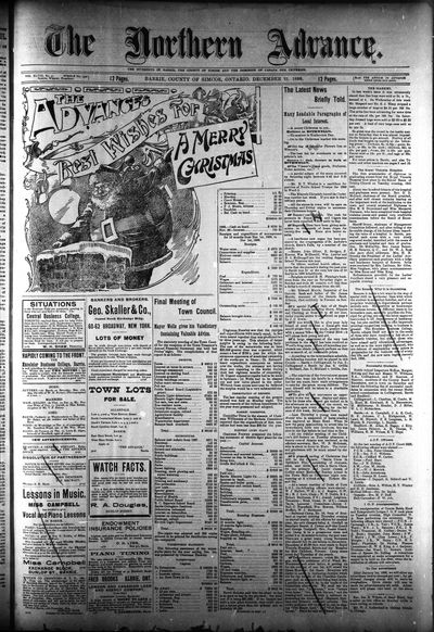 Northern Advance, 21 Dec 1899