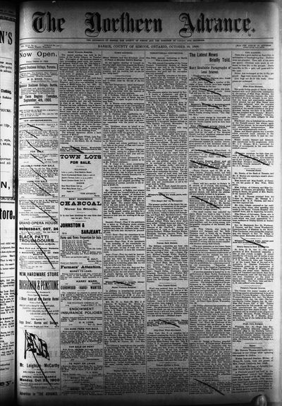 Northern Advance, 18 Oct 1900