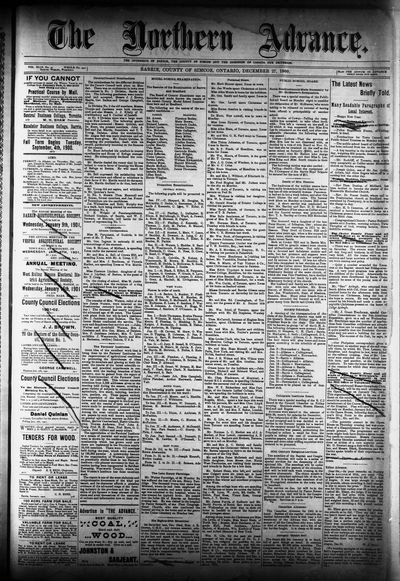 Northern Advance, 27 Dec 1900