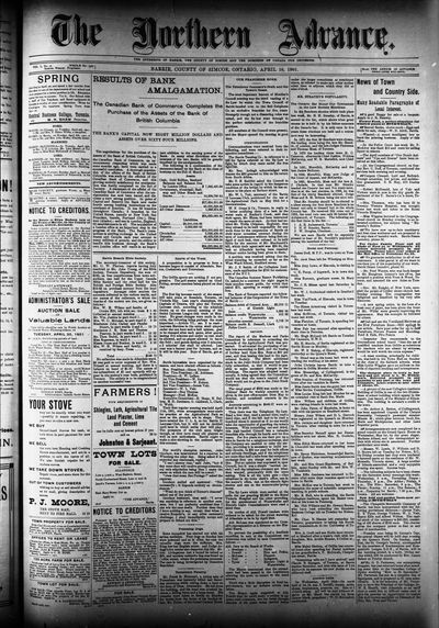 Northern Advance, 18 Apr 1901