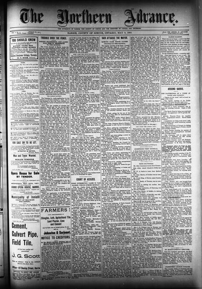 Northern Advance, 9 May 1901