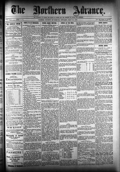 Northern Advance, 16 May 1901