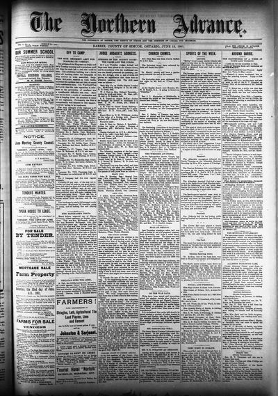 Northern Advance, 13 Jun 1901