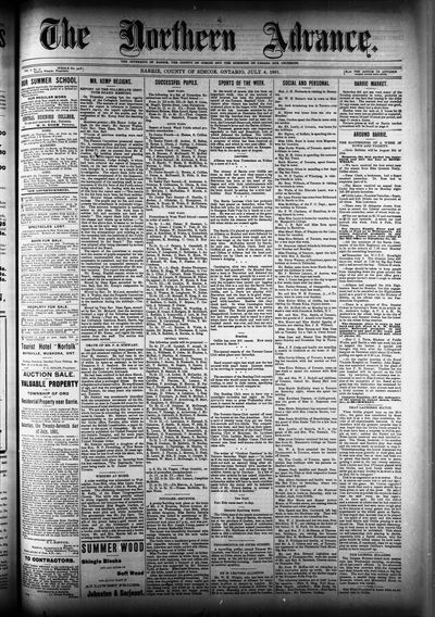 Northern Advance, 4 Jul 1901