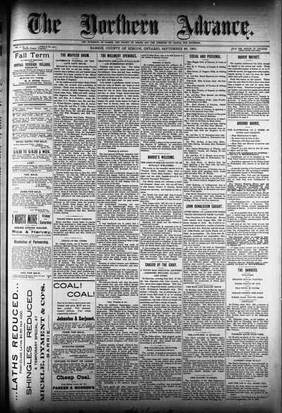 Northern Advance, 26 Sep 1901