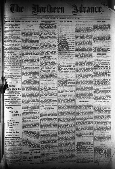 Northern Advance, 26 Dec 1901