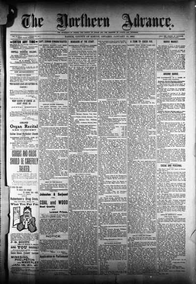 Northern Advance, 16 Jan 1902