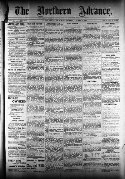 Northern Advance, 23 Jan 1902