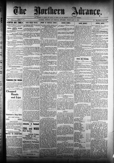 Northern Advance, 6 Feb 1902