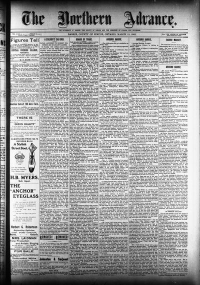 Northern Advance, 13 Mar 1902