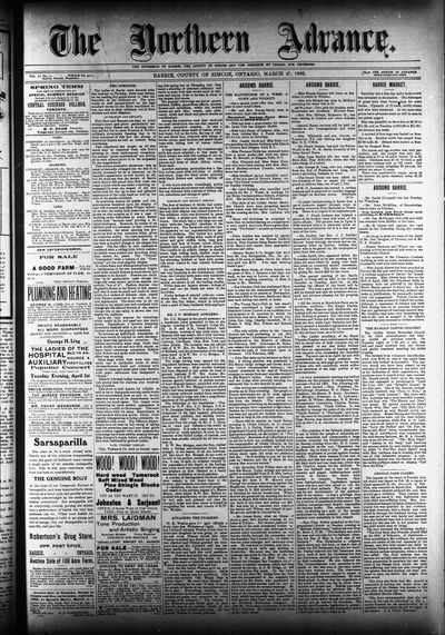 Northern Advance, 27 Mar 1902