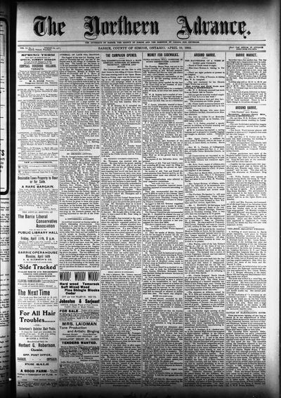 Northern Advance, 10 Apr 1902