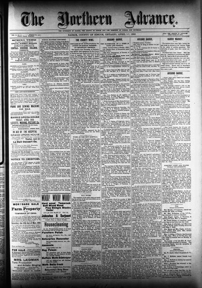 Northern Advance, 17 Apr 1902