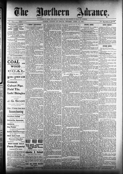 Northern Advance, 24 Apr 1902