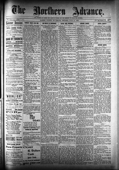 Northern Advance, 31 Jul 1902