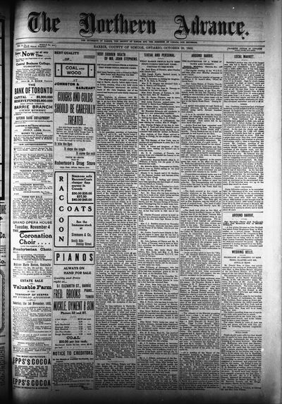 Northern Advance, 30 Oct 1902