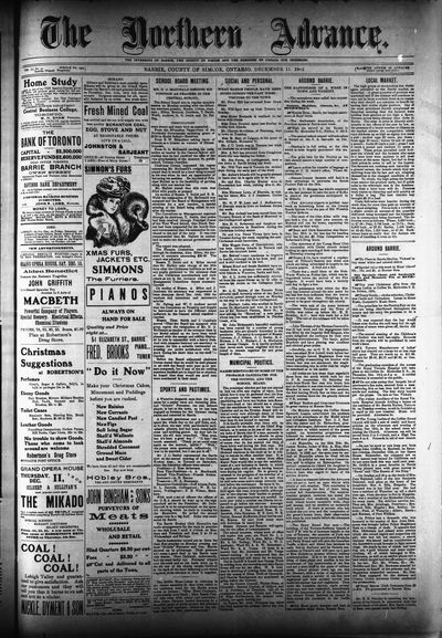 Northern Advance, 11 Dec 1902