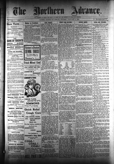 Northern Advance, 8 Jan 1903