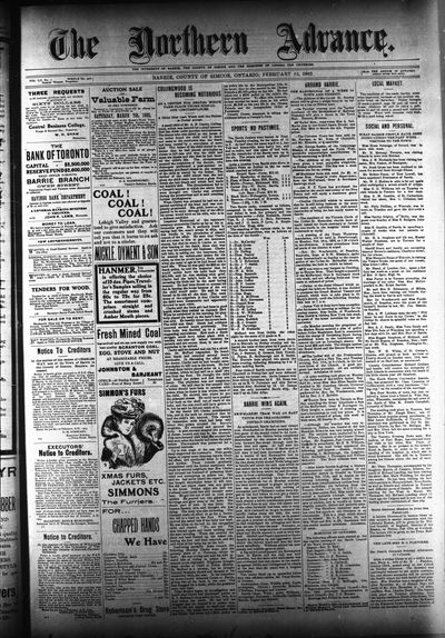 Northern Advance, 12 Feb 1903