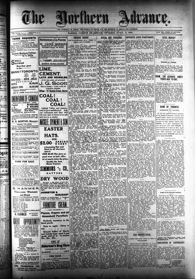 Northern Advance, 9 Apr 1903