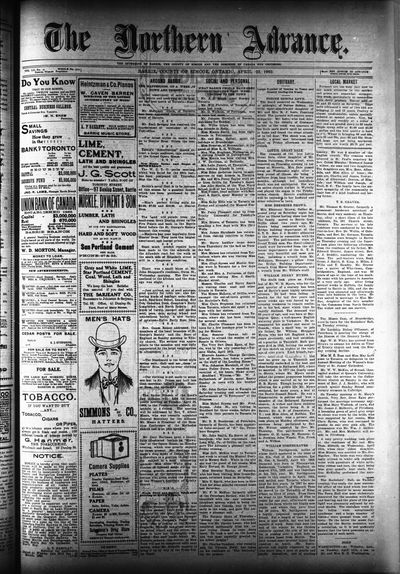 Northern Advance, 23 Apr 1903