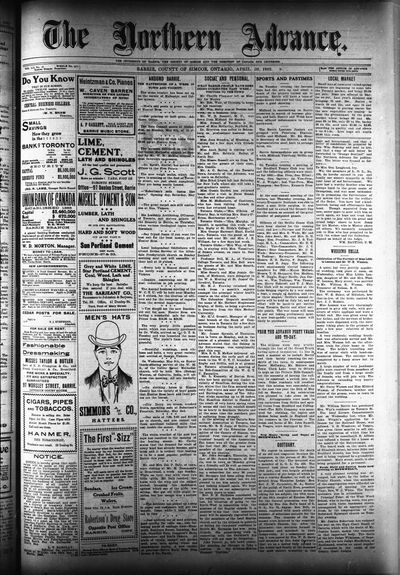 Northern Advance, 30 Apr 1903