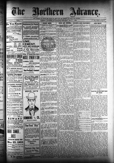 Northern Advance, 7 May 1903