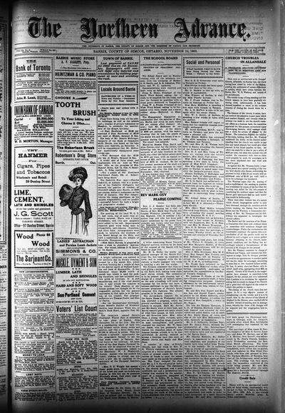 Northern Advance, 12 Nov 1903