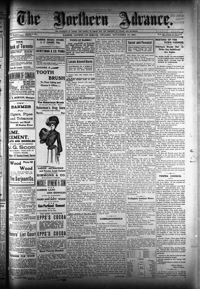 Northern Advance, 19 Nov 1903