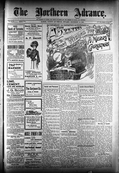 Northern Advance, 24 Dec 1903