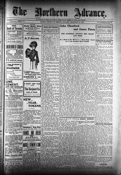 Northern Advance, 31 Dec 1903