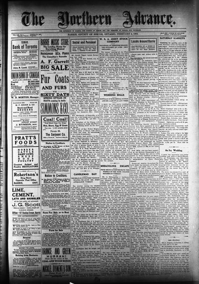 Northern Advance, 4 Feb 1904