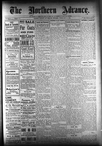 Northern Advance, 18 Feb 1904