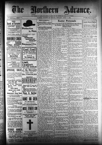 Northern Advance, 7 Apr 1904