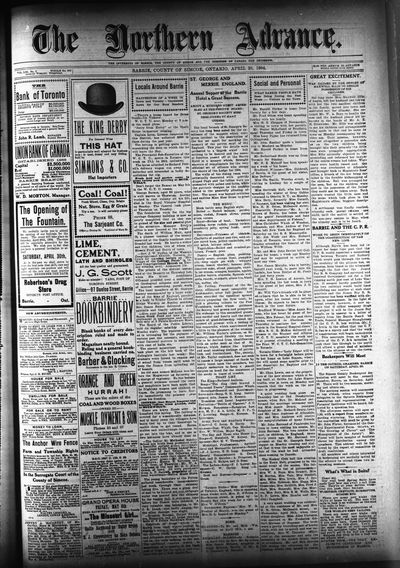 Northern Advance, 28 Apr 1904