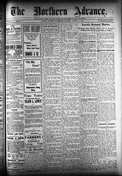 Northern Advance, 4 Aug 1904