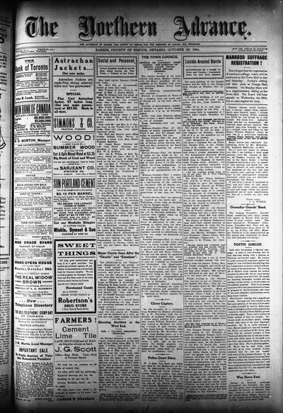 Northern Advance, 20 Oct 1904