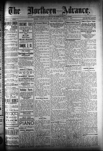 Northern Advance, 24 Nov 1904