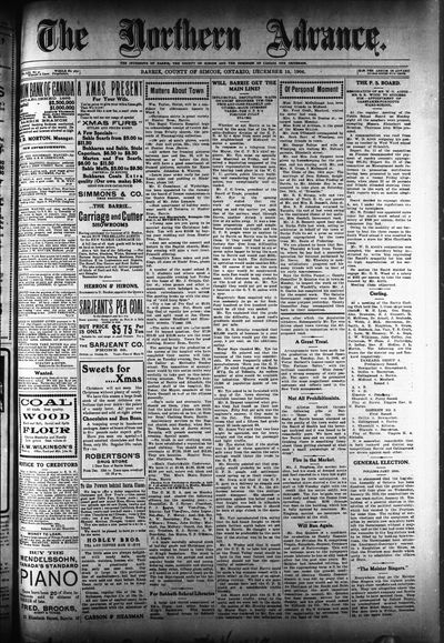 Northern Advance, 15 Dec 1904