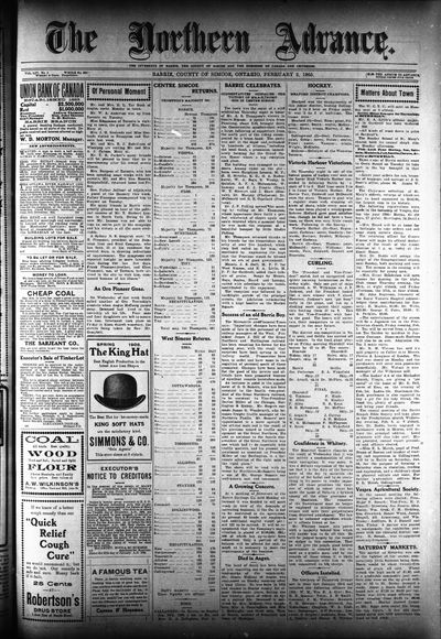 Northern Advance, 2 Feb 1905