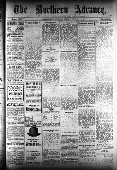 Northern Advance, 16 Feb 1905