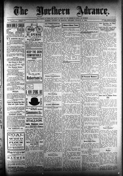 Northern Advance, 16 Mar 1905