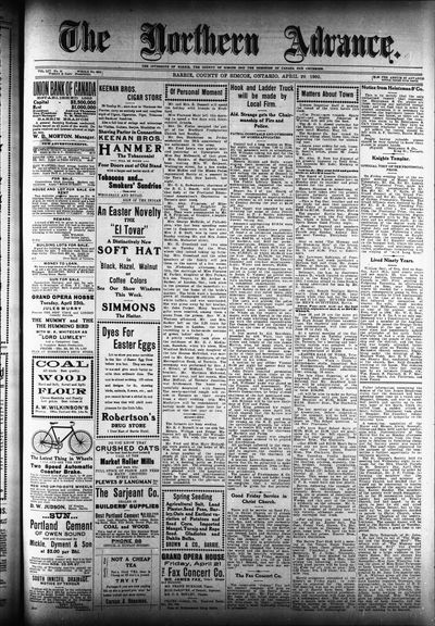 Northern Advance, 20 Apr 1905