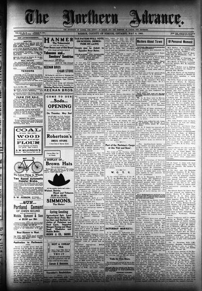 Northern Advance, 4 May 1905