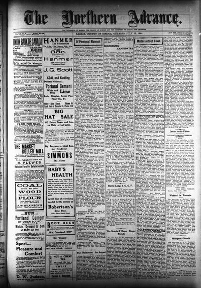 Northern Advance, 13 Jul 1905