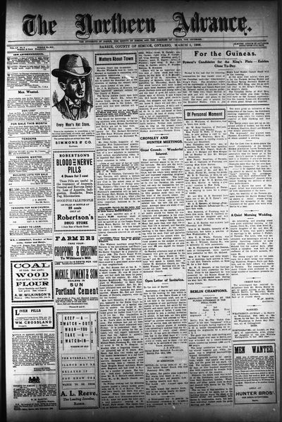 Northern Advance, 1 Mar 1906