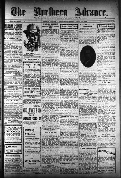 Northern Advance, 15 Mar 1906