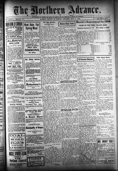 Northern Advance, 17 May 1906